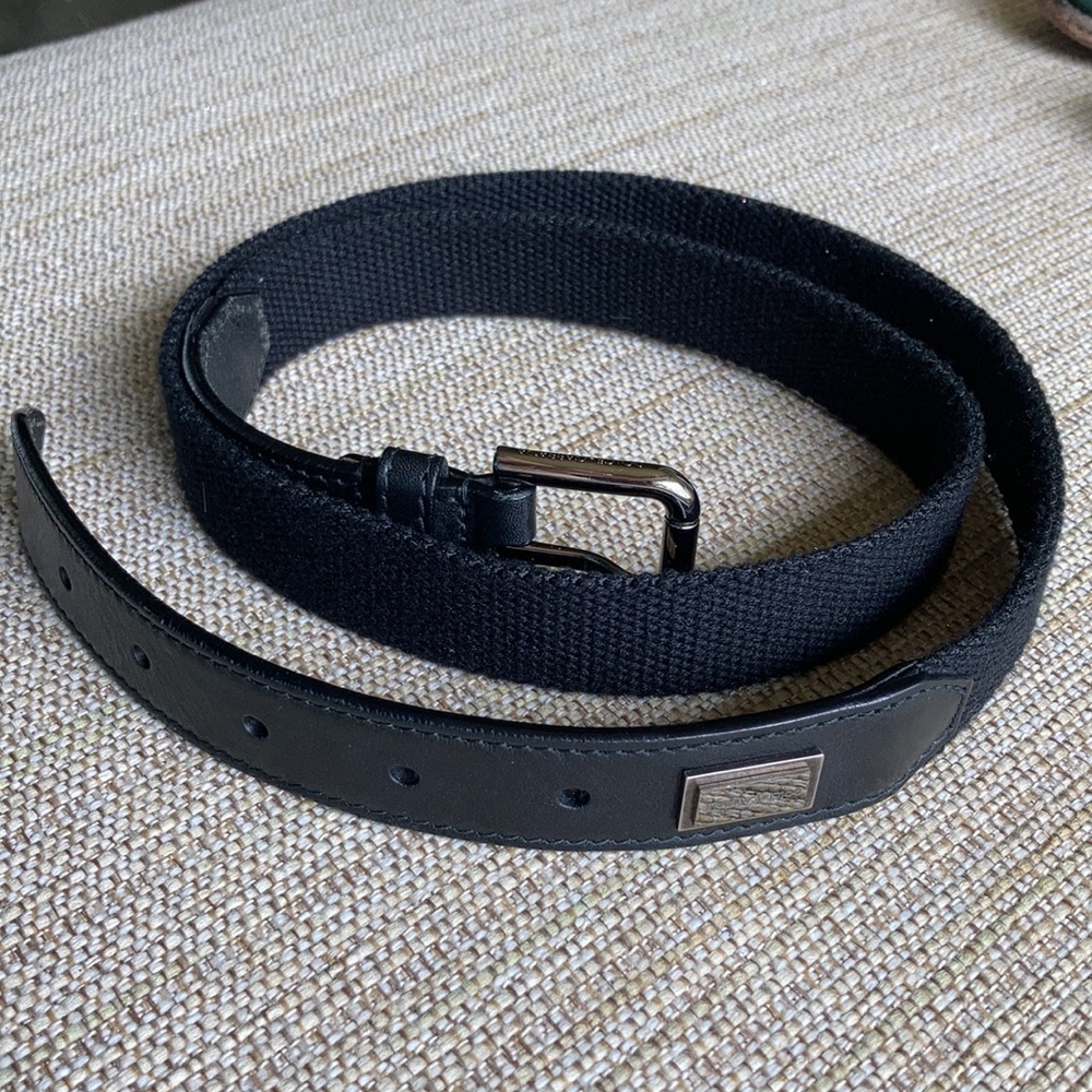 Dolce Gabbana webbing/leather belt